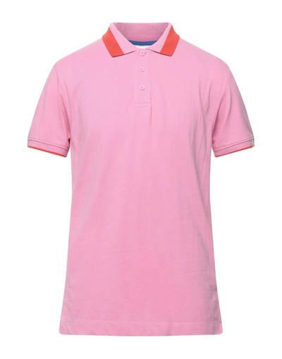 Shop Invicta Man Polo Shirt Pink Size M Cotton
