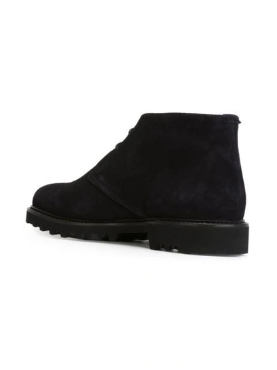 Shop Giorgio Armani Classic Desert Boots