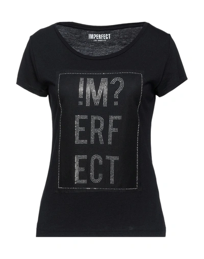 Shop !m?erfect T-shirts In Black