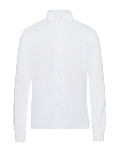Shop Tintoria Mattei 954 Man Shirt White Size 16 ½ Cotton