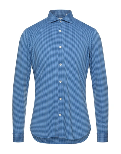 Shop Tintoria Mattei 954 Shirts In Blue