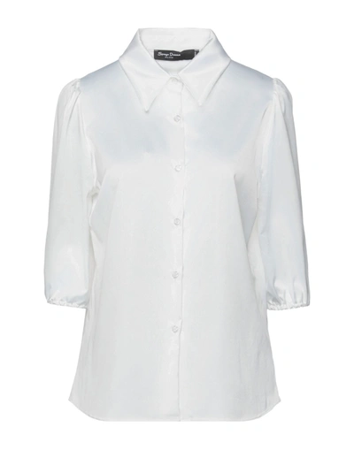 Shop Spago Donna Shirts In White