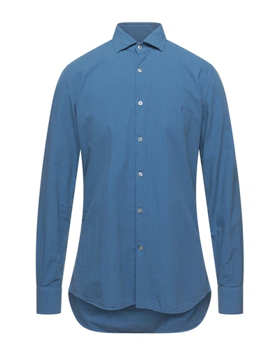 Brooksfield Shirts In Blue