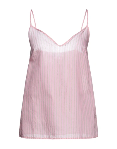 Shop Altea Woman Top Pink Size 4 Cotton, Silk, Polyester, Polyamide