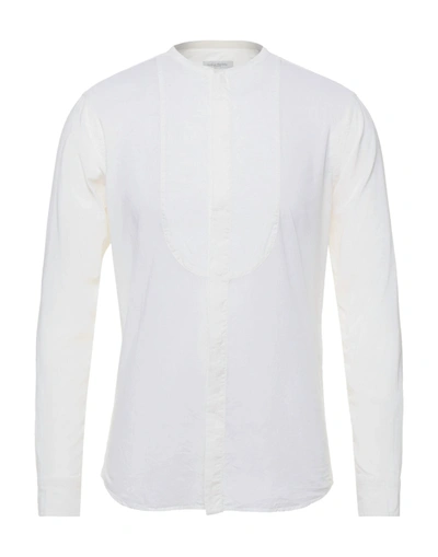 Shop Paolo Pecora Man Shirt White Size 15 ¾ Cotton