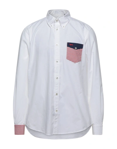 Shop Harmont & Blaine Shirts In White