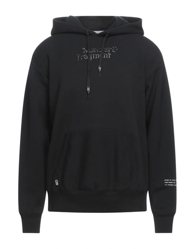 Shop Moncler 7  Fragment Hiroshi Fujiwara Man Sweatshirt Black Size Xl Cotton
