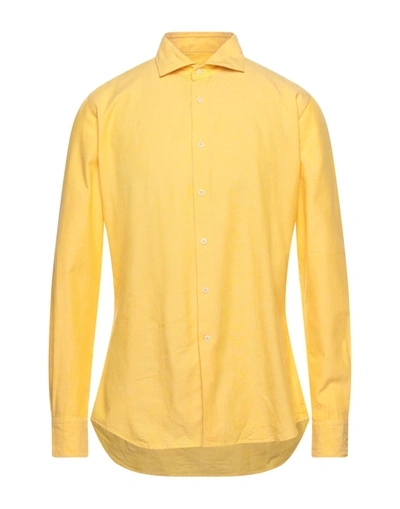 Shop Glanshirt Man Shirt Yellow Size 16 ½ Cotton