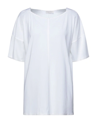 Shop Le Tricot Perugia Woman T-shirt White Size L Viscose, Elastane