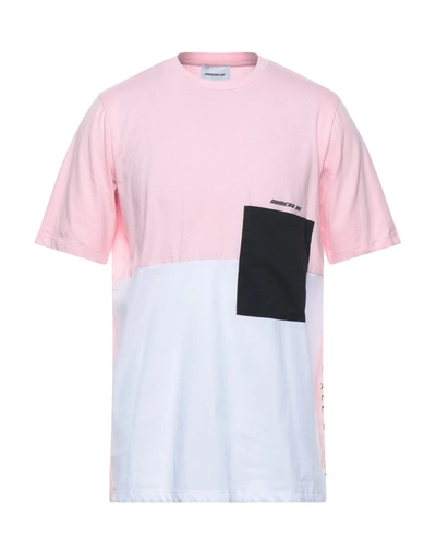 Shop Numero 00 Man T-shirt Pink Size L Cotton