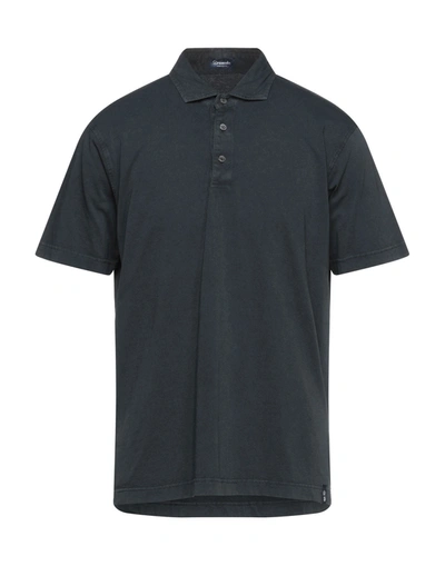 Shop Drumohr Man Polo Shirt Steel Grey Size Xxl Cotton