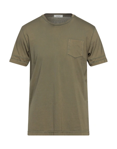 Shop Crossley Man T-shirt Military Green Size L Cotton