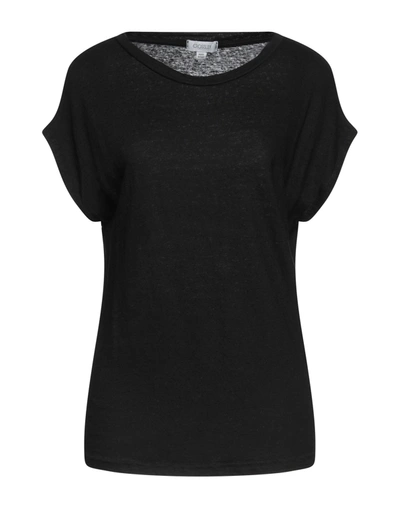 Shop Crossley Woman T-shirt Steel Grey Size Xs Linen