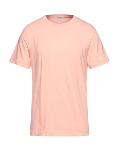 Shop Crossley Man T-shirt Pink Size Xxl Cotton