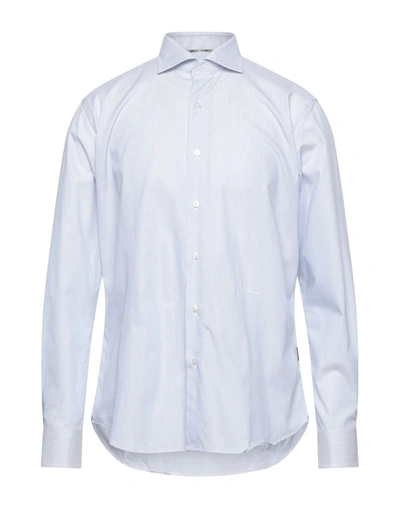 Shop Aquascutum Man Shirt Blue Size 17 ½ Cotton