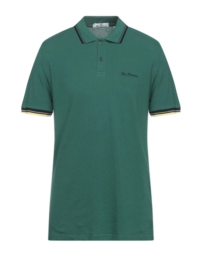 Shop Ben Sherman Polo Shirts In Dark Green