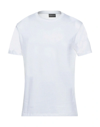 Shop Emporio Armani Man T-shirt White Size S Cotton