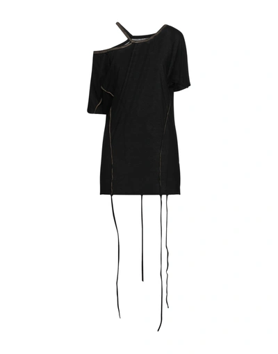 Shop Masnada Woman T-shirt Black Size 10 Cotton