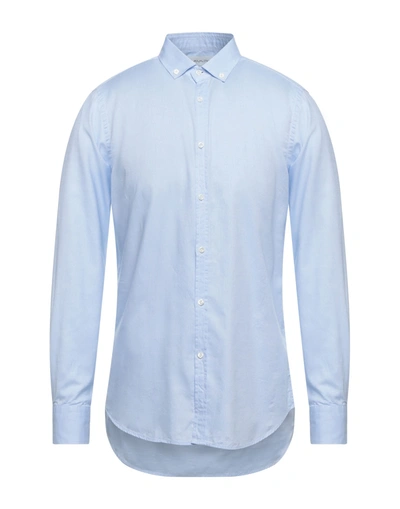 Aglini Shirts In Sky Blue