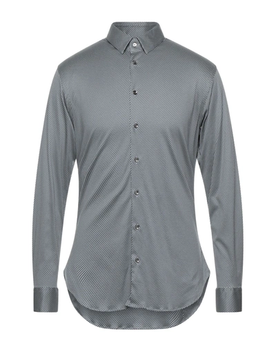 Shop Giorgio Armani Man Shirt Midnight Blue Size 16 ½ Cotton