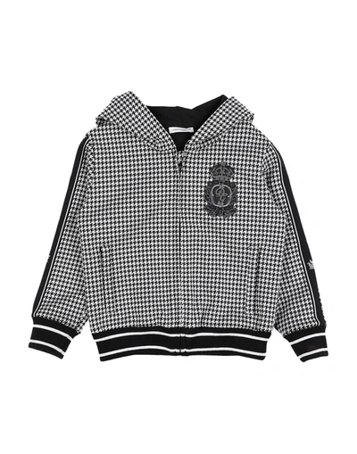 Shop Dolce & Gabbana Toddler Boy Sweatshirt Black Size 6 Cotton, Polyamide, Polyester, Elastane