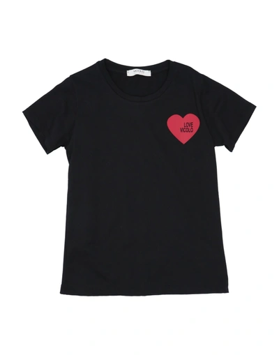 Vicolo T-shirts In Black