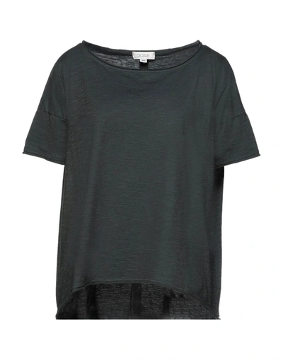 Shop Crossley Woman T-shirt Lead Size M Cotton In Grey