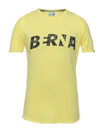 Shop Berna T-shirts In Yellow