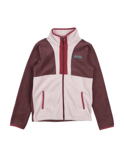 Shop Columbia U Back Bowl Full Zip Fle-malbec, Mineral Toddler Sweatshirt Pink Size 6 Polyester
