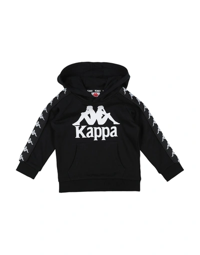 Shop Kappa Toddler Boy Sweatshirt Black Size 6 Cotton, Polyester