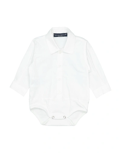 Shop Manuell & Frank Newborn Boy Shirt White Size 3 Cotton