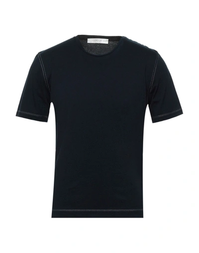 Shop Vneck Man T-shirt Midnight Blue Size Xl Cotton