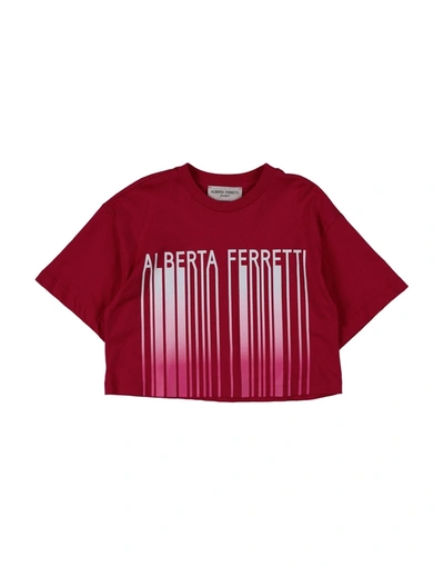 Shop Alberta Ferretti T-shirts In Fuchsia