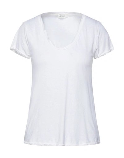 Shop Crossley Woman T-shirt Ivory Size M Cotton, Linen In White