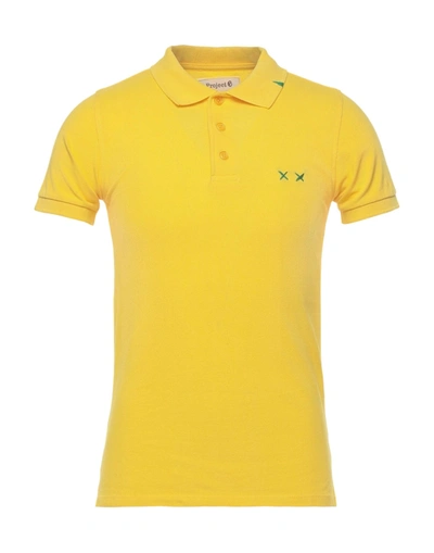 Shop Project E Polo Shirts In Yellow