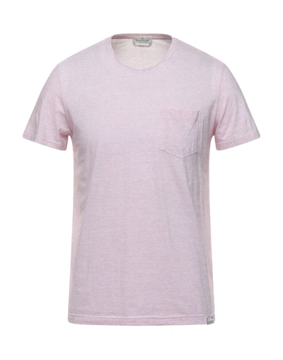 Shop Brooksfield Man T-shirt Red Size 44 Cotton