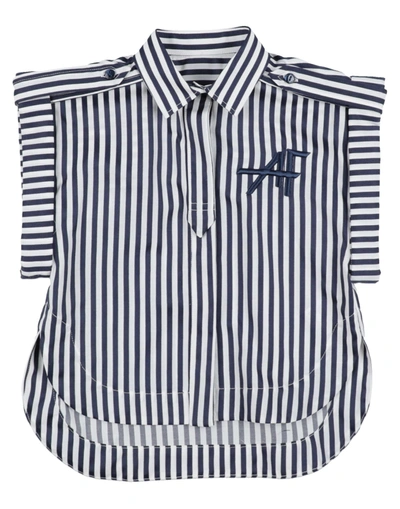 Shop Alberta Ferretti Toddler Girl Shirt Blue Size 6 Cotton, Polyester