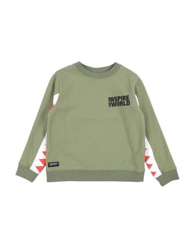Shop Yporqué Sweatshirts In Military Green