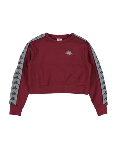 Shop Kappa Sweatshirts In Maroon