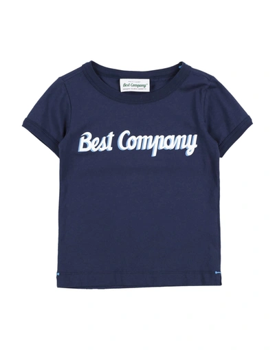 Shop Best Company Toddler Girl T-shirt Midnight Blue Size 6 Cotton