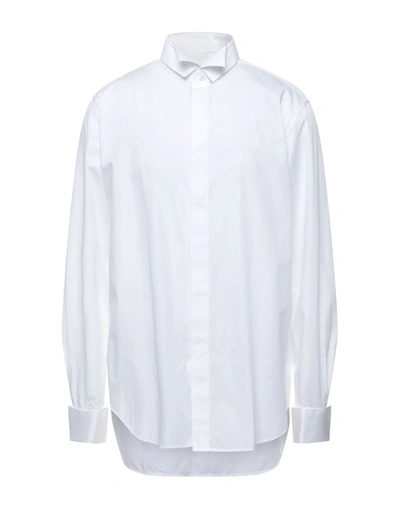 Shop Pal Zileri Cerimonia Shirts In White
