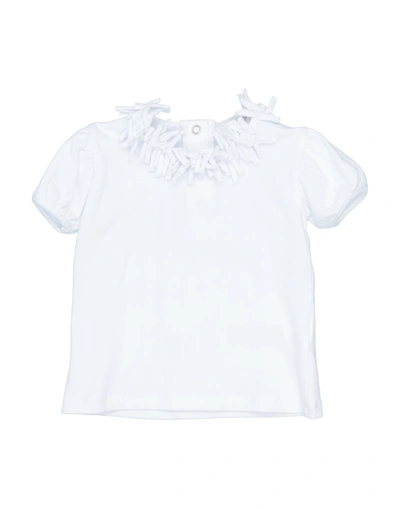 Shop Coccodé Newborn Girl T-shirt White Size 3 Cotton, Elastane