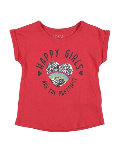 Shop Losan Toddler Girl T-shirt Red Size 4 Cotton