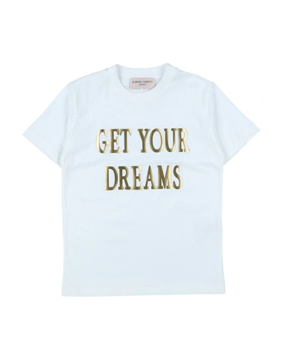 Shop Alberta Ferretti Toddler Girl T-shirt White Size 6 Cotton