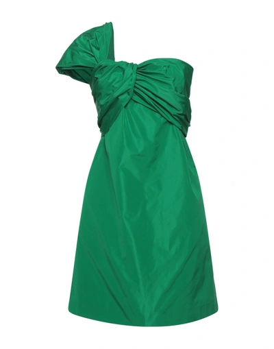 Shop Maliparmi Malìparmi Woman Mini Dress Green Size 6 Polyester