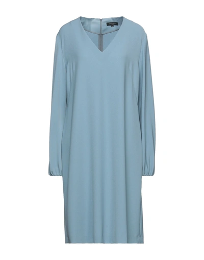Shop Antonelli Woman Midi Dress Sky Blue Size 4 Polyester, Elastane