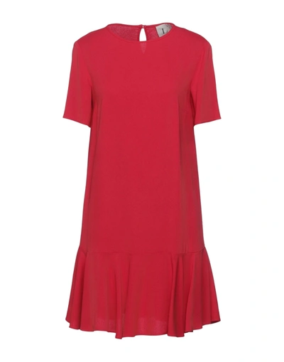 Shop L'autre Chose L' Autre Chose Woman Mini Dress Red Size 6 Acetate, Viscose