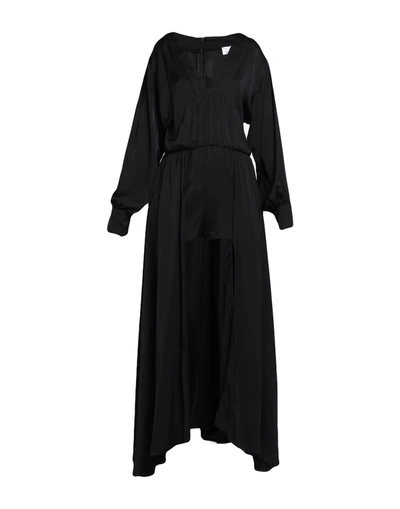 Shop Simona-a Long Dresses In Black