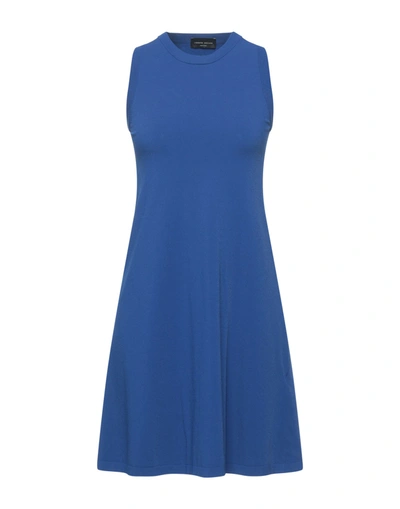 Shop Roberto Collina Short Dresses In Blue