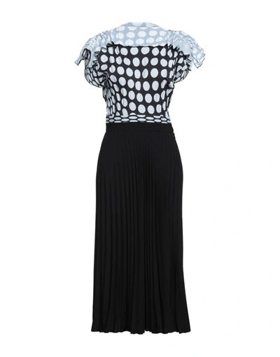 Mm6 Maison Margiela Midi Dresses In Black | ModeSens